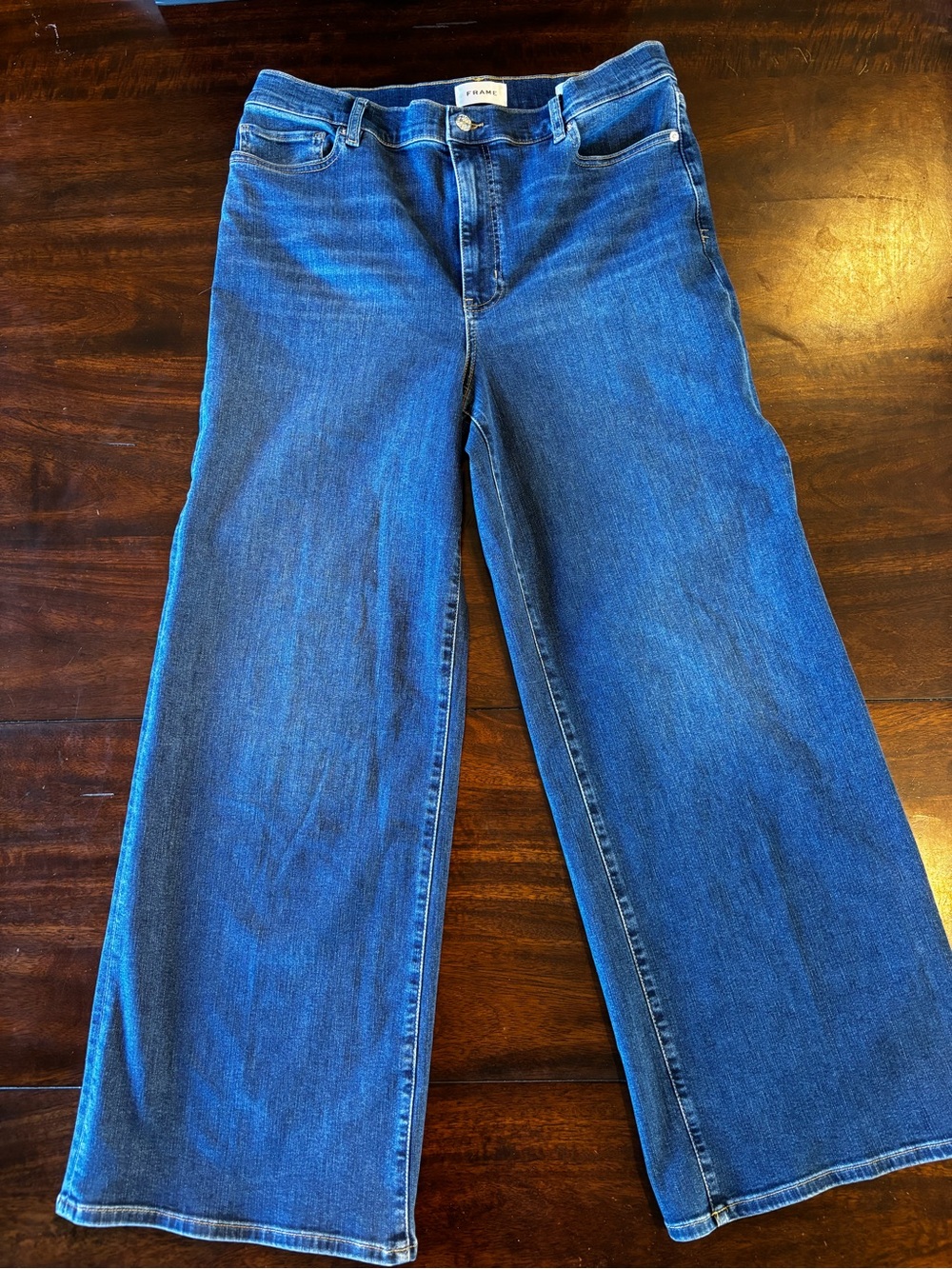 Frame Denim Le Slim Palazzo Jeans